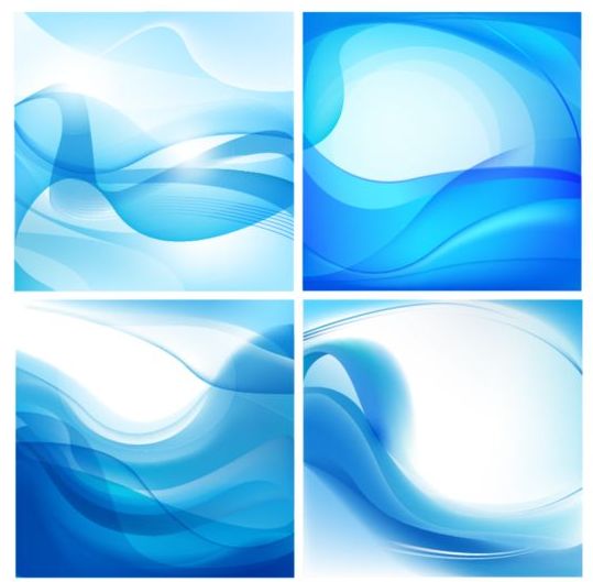 wavy blue background abstract 