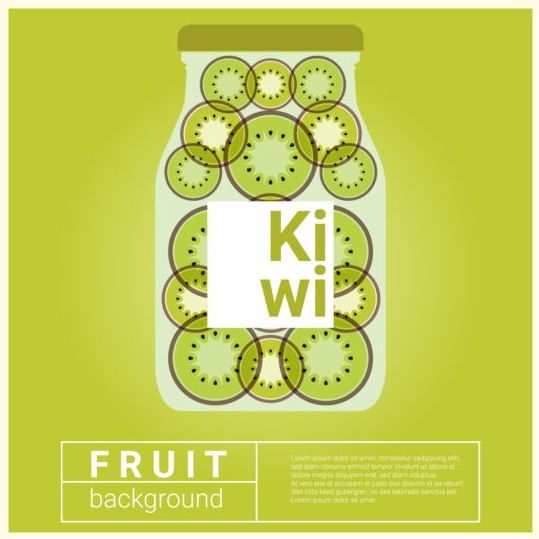 water recipe kiwi fruit background 
