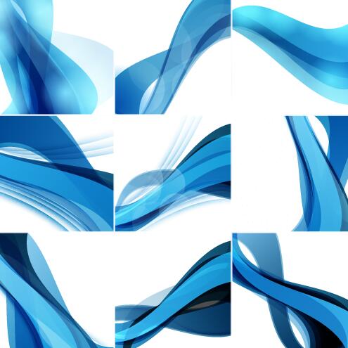 wavy blue background abstract 