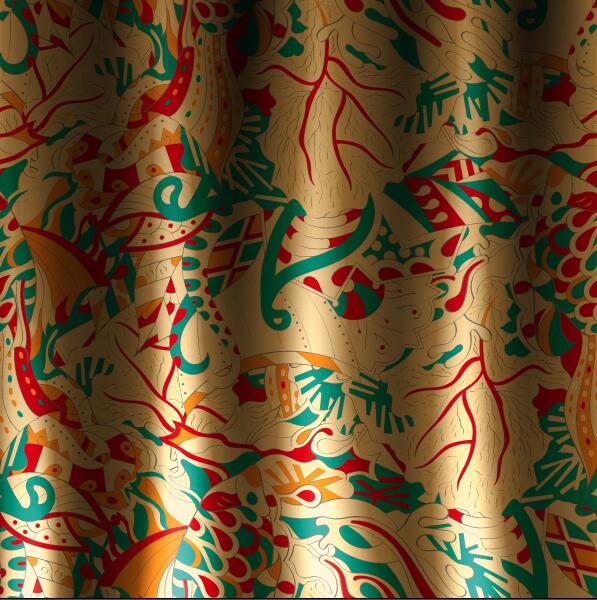 realistic pattern floral fabrics 