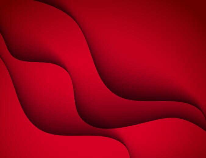 wavy red background abstract 