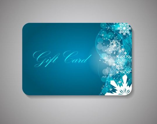snowflake gift christmas card abstract 