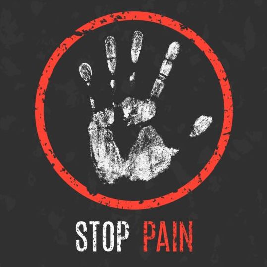 stop sign Pain 