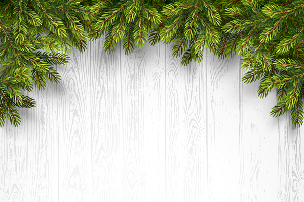 wooden pine christmas 