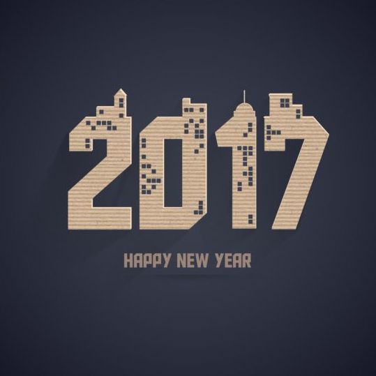 year new happy dark 2017 