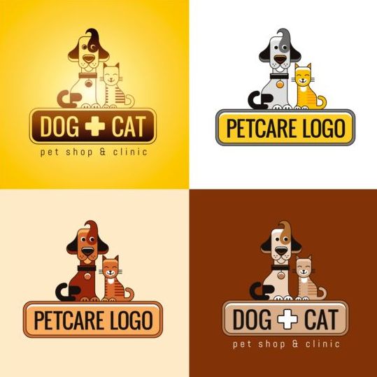 shop pet logos dog clinic cat 