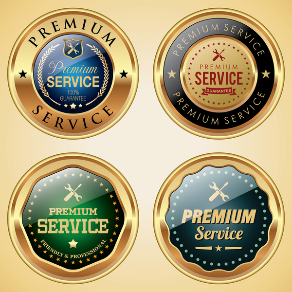 service golden badges 