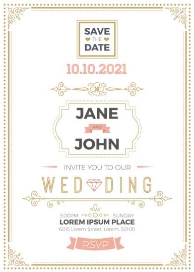 wedding invitation cards 