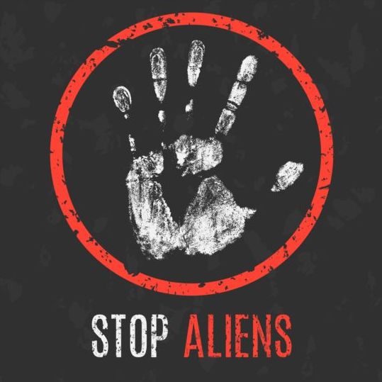 stop sign aliens 