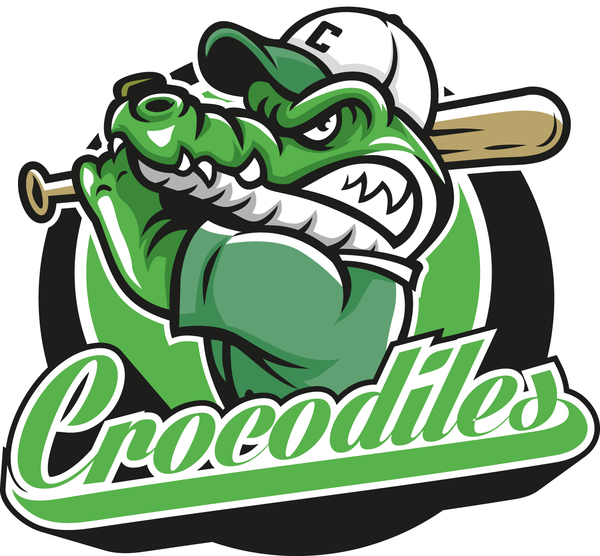 label crocodile baseball 