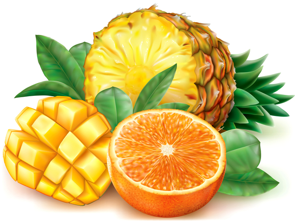 pineapple orange mango 