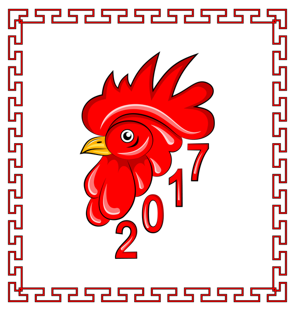 year rooster new frame 2017 