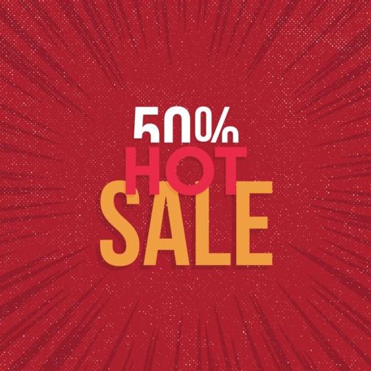 sale red hot background 