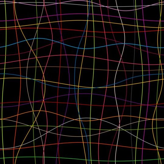 lines colored black background 