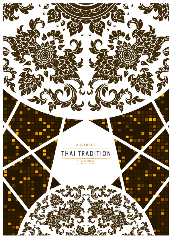 Tradition Thai abstract 