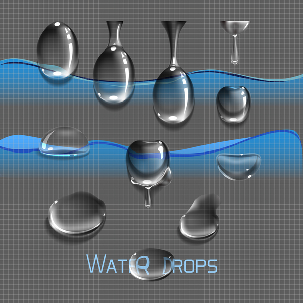 water drop different 