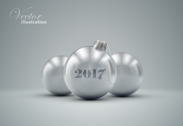 silver luxury christmas ball 