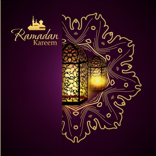 ramadan purple kareem Backgrounds 