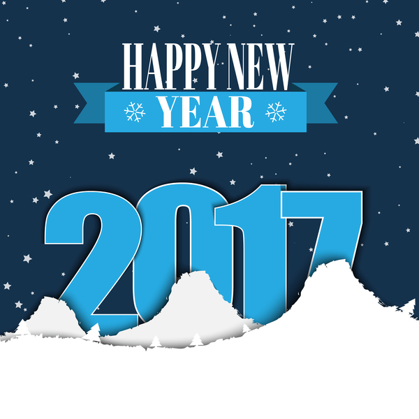 year snow paper new mountains 2017 