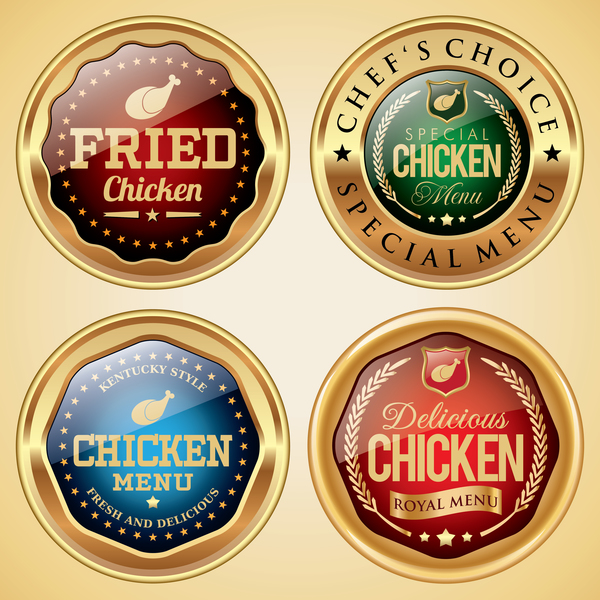 menus golden chicken badge 