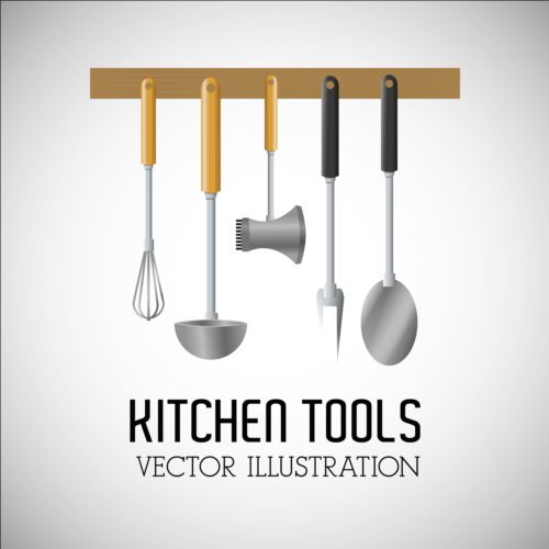 tools kitchen illustration 