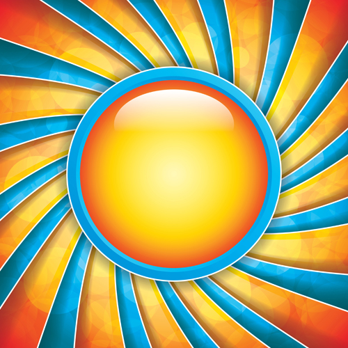 sun pattern cartoon background 