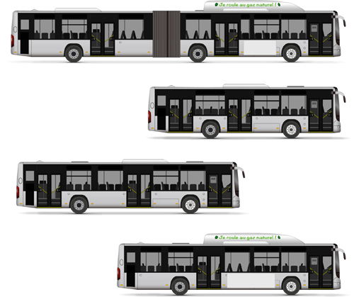 luxury illustration bus 