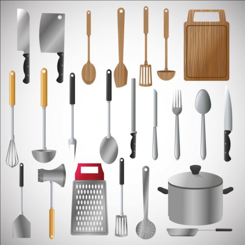 tools kitchen illustration  