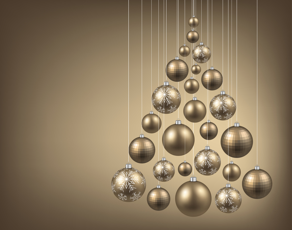 golden decor christmas balls 