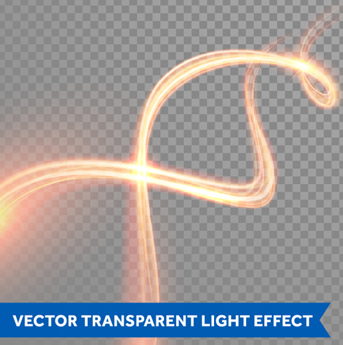 transparent light illustration effect 