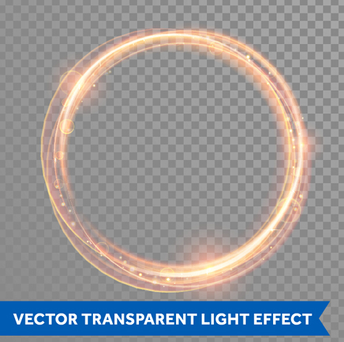 transparent light illustration effect  