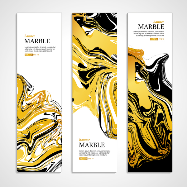 marble banners abstract 