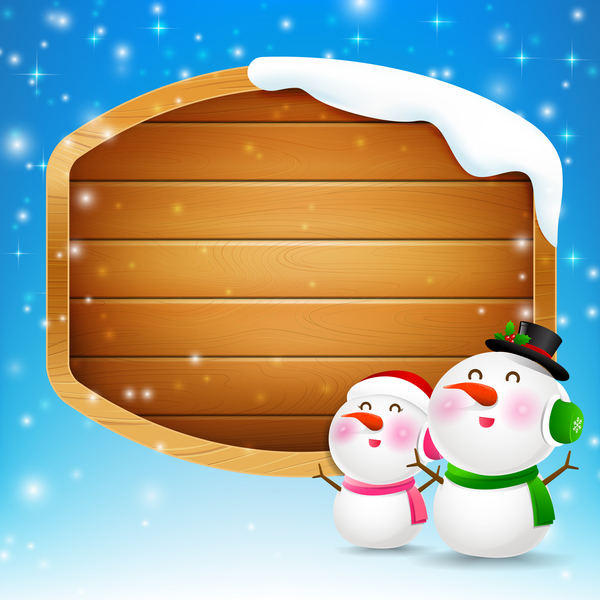 wooden snowgirl Christmas snow christmas 