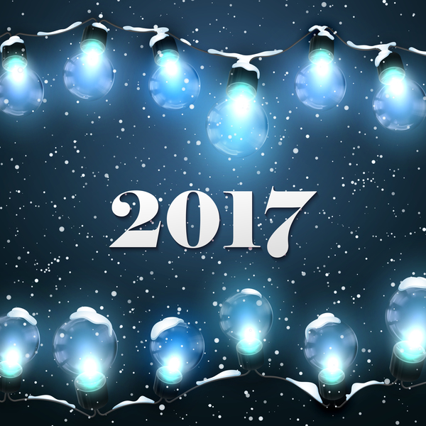 year new light bulb 2017 