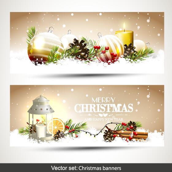 decor christmas baubles banners 