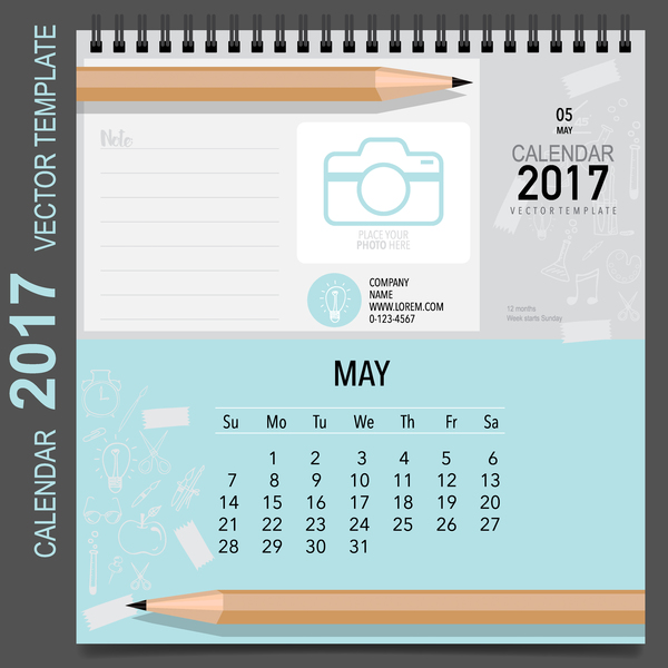 calendar 2017 