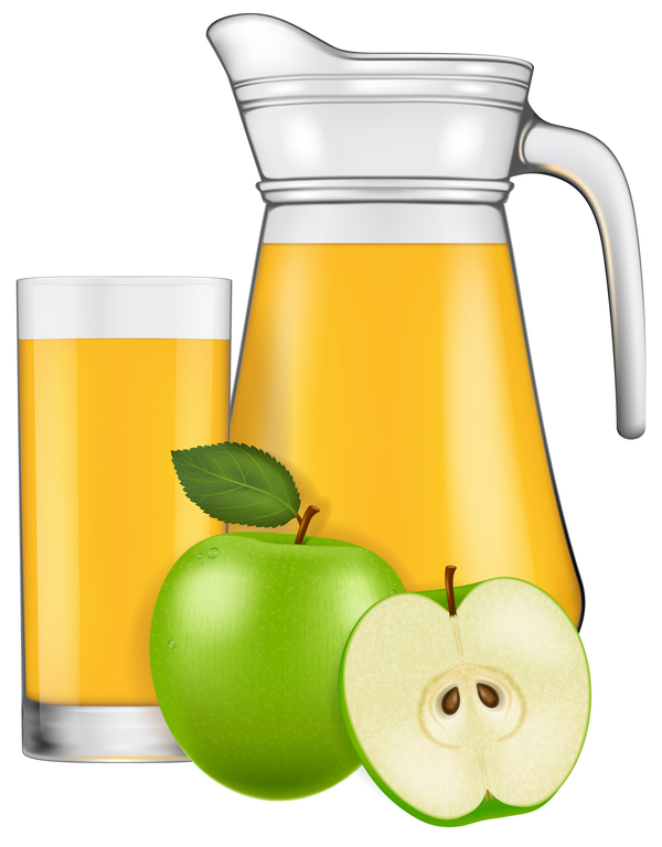 juice glass cup apple 