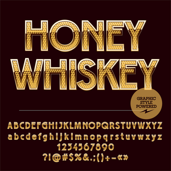 whiskey numbers honey alphabet 