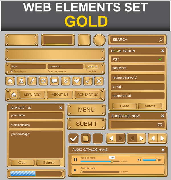 Web Design gold 