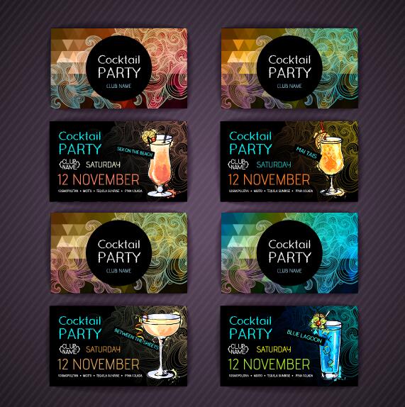 party cocktail cards 