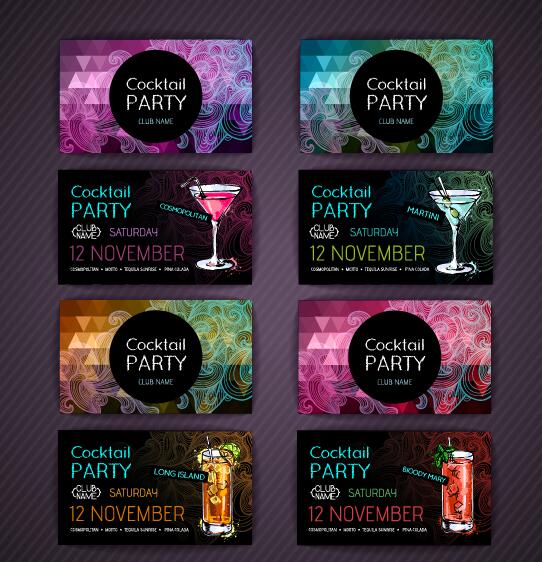 party cocktail cards 