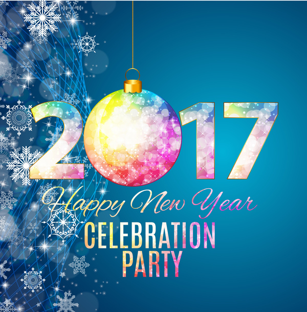 year poster party new celebration 2017 