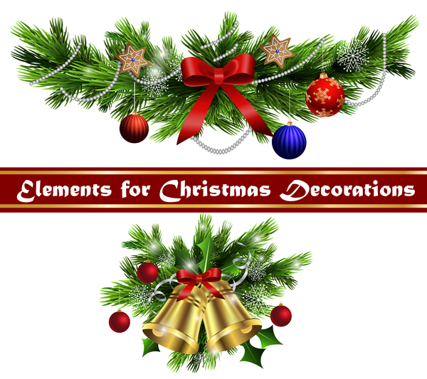 elements decorative Christmass 