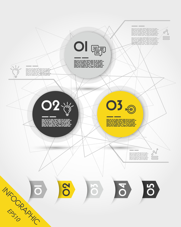 yellow infographic black 