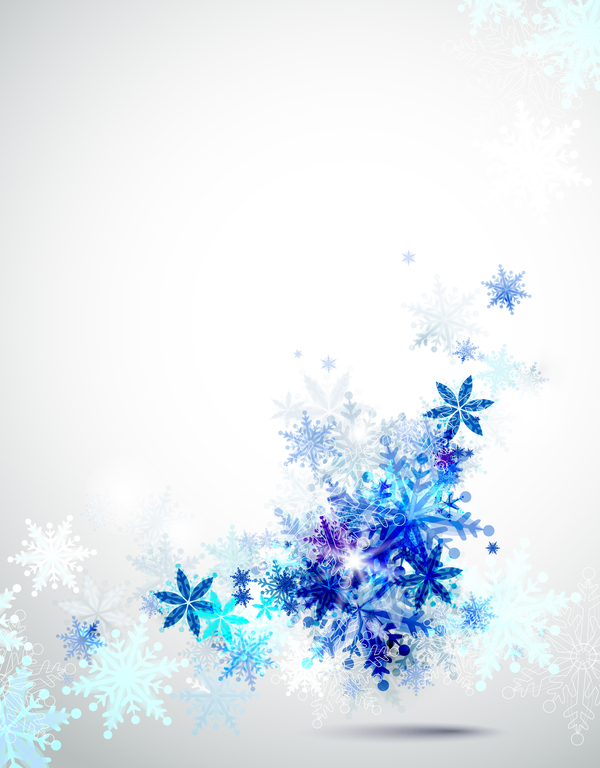snowflake christmas blue 