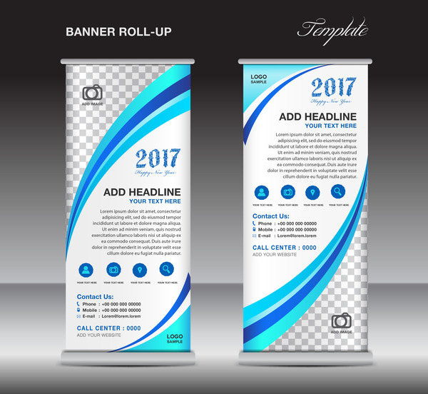 stand roll flyer banner 2017 