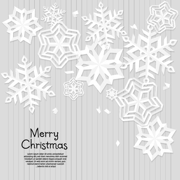snowflake paper christmas 