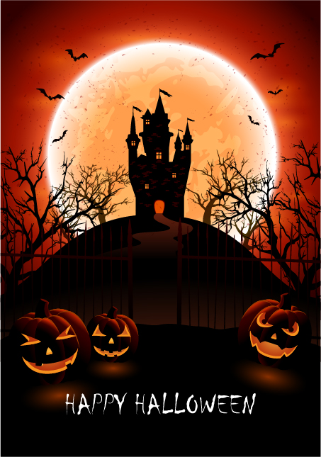 pumpkins halloween castle 