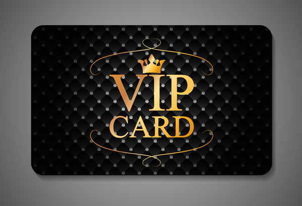 vip diamond card black 