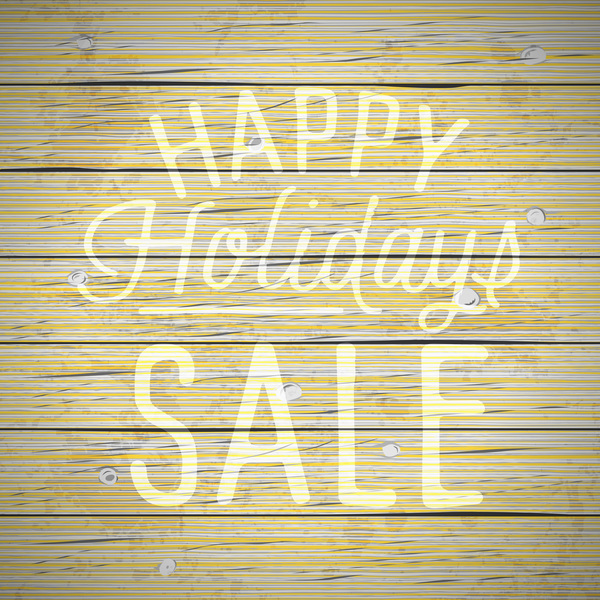 wooden sale holiday happy 